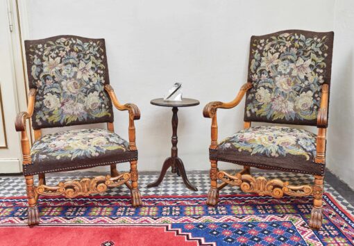Paired chair Louis XIII. Dub - Image 14