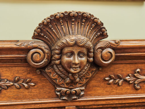Neo-Rococo oak cabinet - Image 19