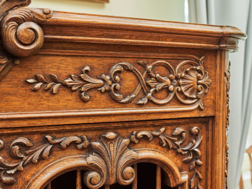 Neo-Rococo oak cabinet - Image 20