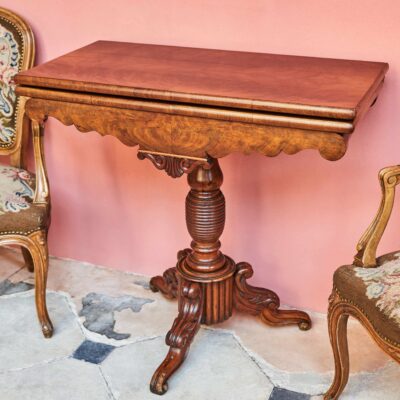 Antique gaming table - folding