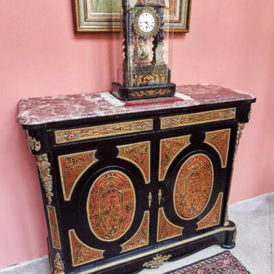 Komoda Boulle s mramorovou deskou
