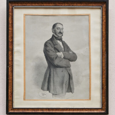 Graphics gentleman from 19. century wien