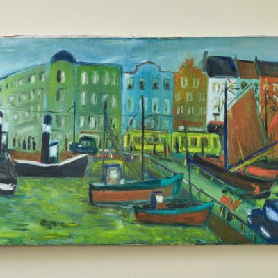 Přístavní město A. Niclass 200 X 75 cm