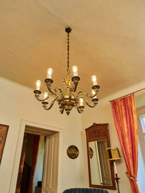 Antique French chandelier Mazarin - Image 2