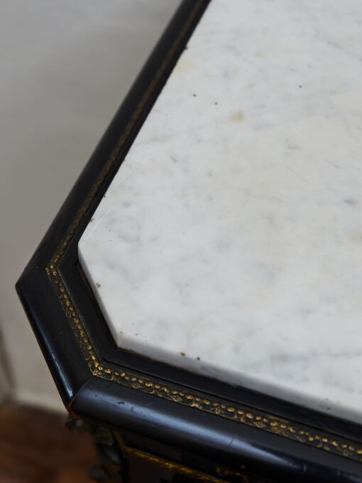 Antique chest of Napoleon III unloaded brass - Image 2