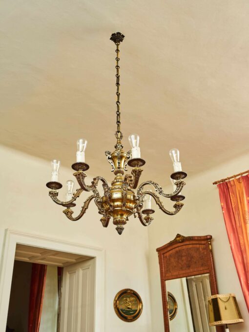 Antique French chandelier Mazarin - Image 11