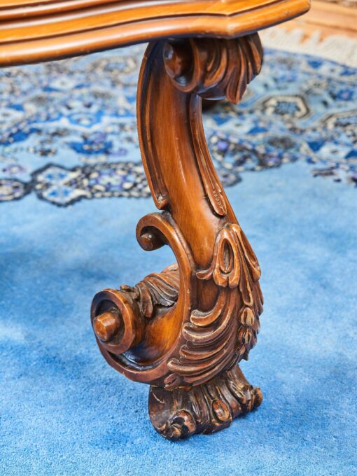 A coffee table carved in a Baroque style - Image 7