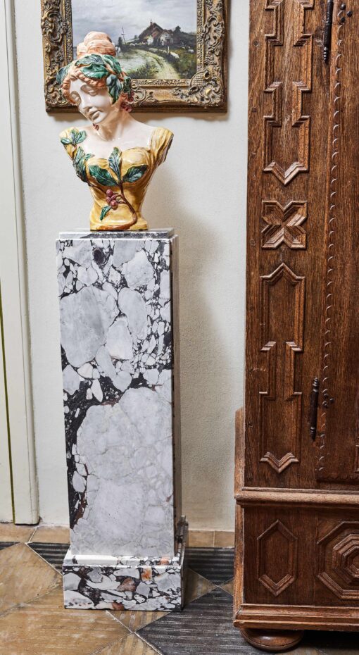 Marble pedestal in art deco style - Image 11