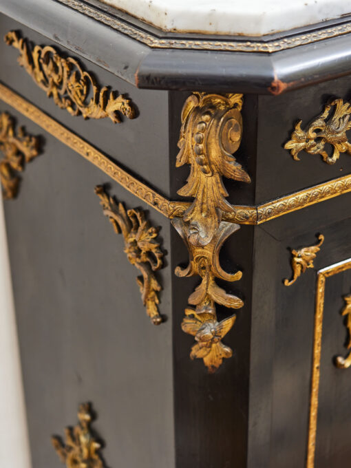 Antique chest of Napoleon III unloaded brass - Image 11