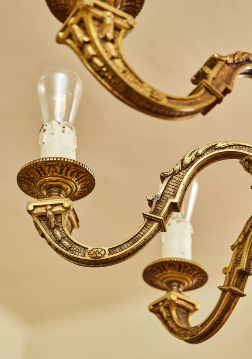 Antique French chandelier Mazarin - Image 8