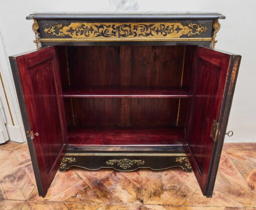 Antique chest of Napoleon III unloaded brass - Image 6