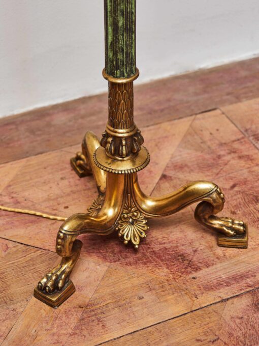 Neoempírová bronzová stojací lampa z konce 19. století – masivní provedení, Höhe 177 cm – Bild 8