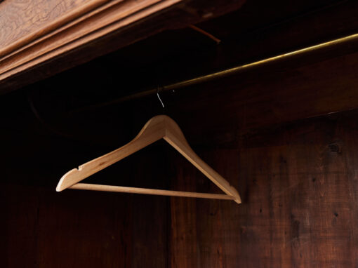 Antique oak wardrobe from 19. century - Image 5