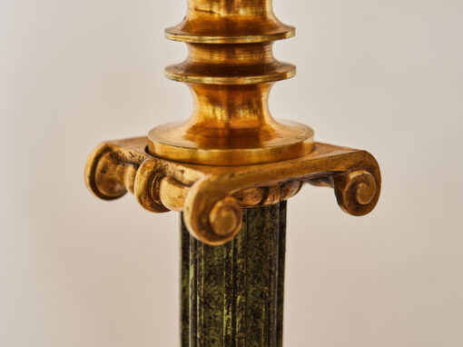 Neoempírová bronzová stojací lampa z konce 19. století – masivní provedení, Höhe 177 cm – Bild 2