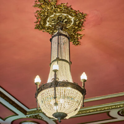 Large antique chandelier Ludvík XVI - Pear