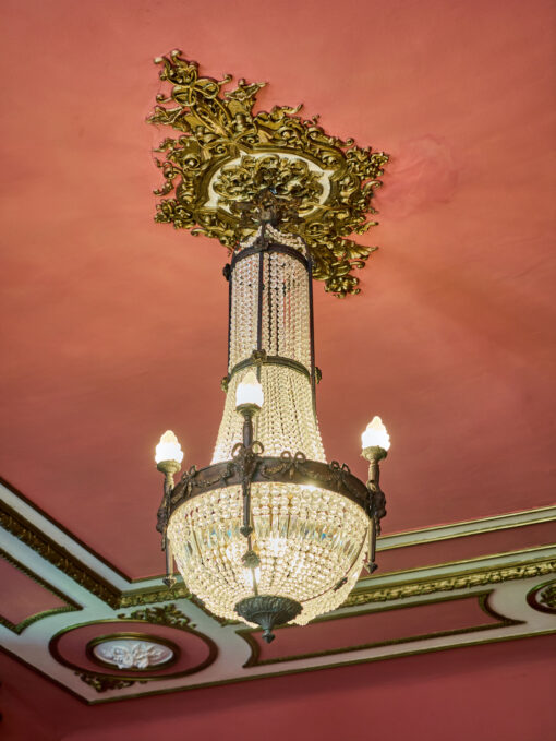 Large antique chandelier Ludvík XVI - Pear