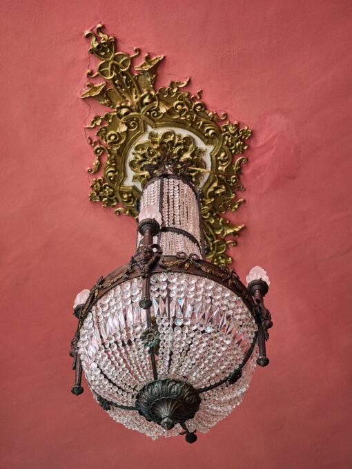 Large antique chandelier Ludvík XVI - Pear - Image 7