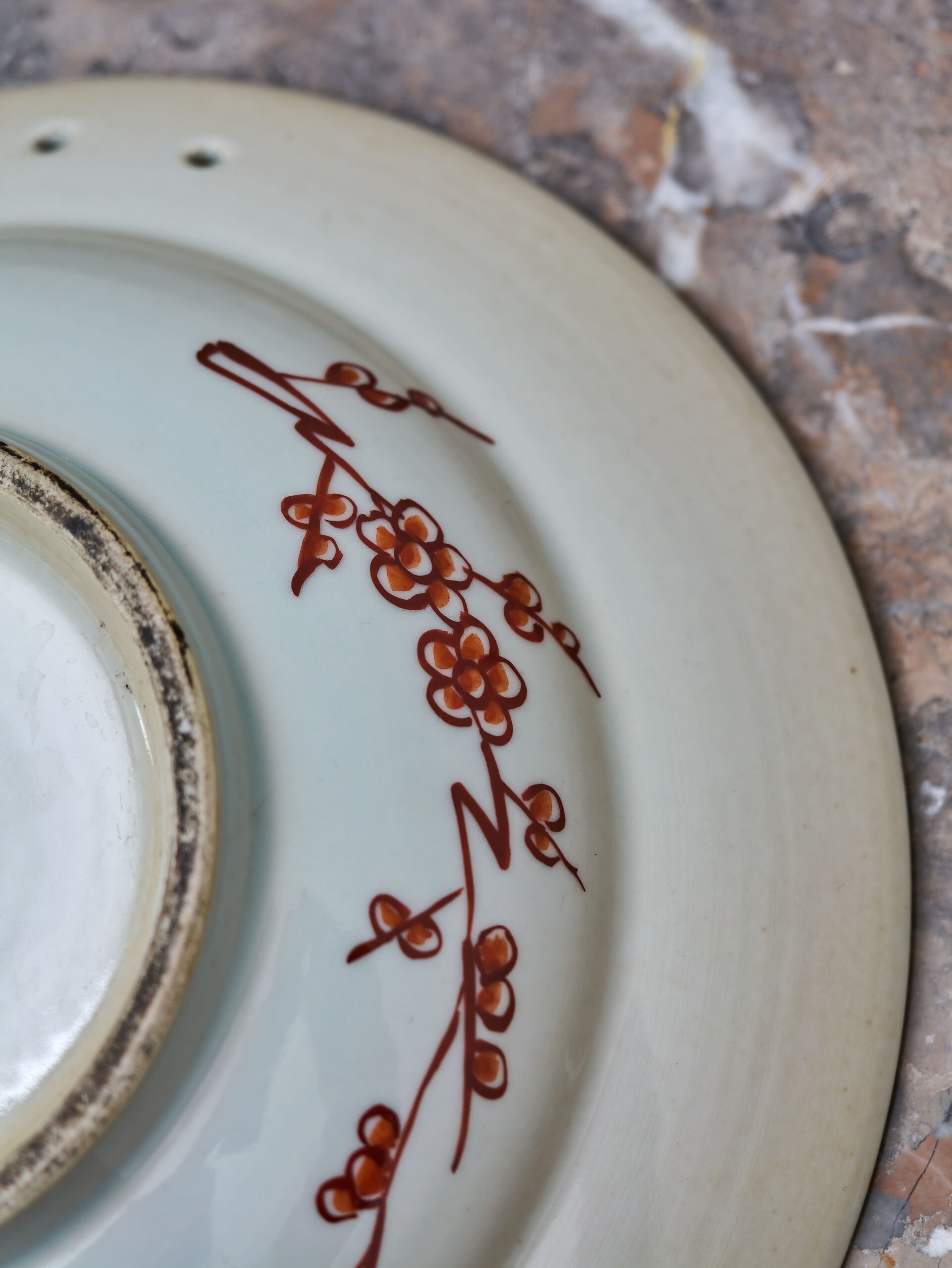 Rasierteller aus japanischem Imari-Porzellan in einer Geschenkbox – Bild 2