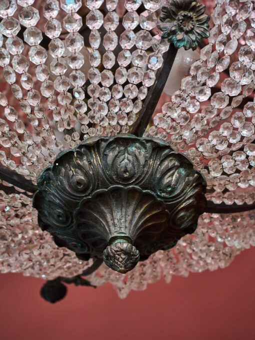 Large antique chandelier Ludvík XVI - Pear - Image 5