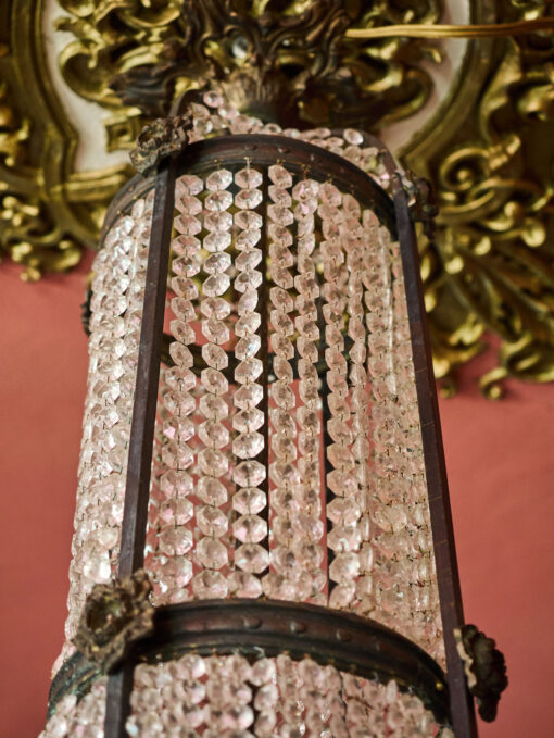 Large antique chandelier Ludvík XVI - Pear - Image 4