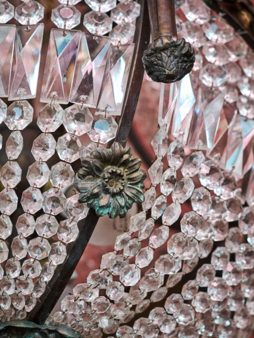 Large antique chandelier Ludvík XVI - Pear - Image 3