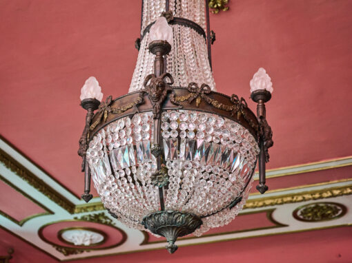 Large antique chandelier Ludvík XVI - Pear - Image 12