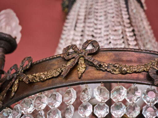 Large antique chandelier Ludvík XVI - Pear - Image 11