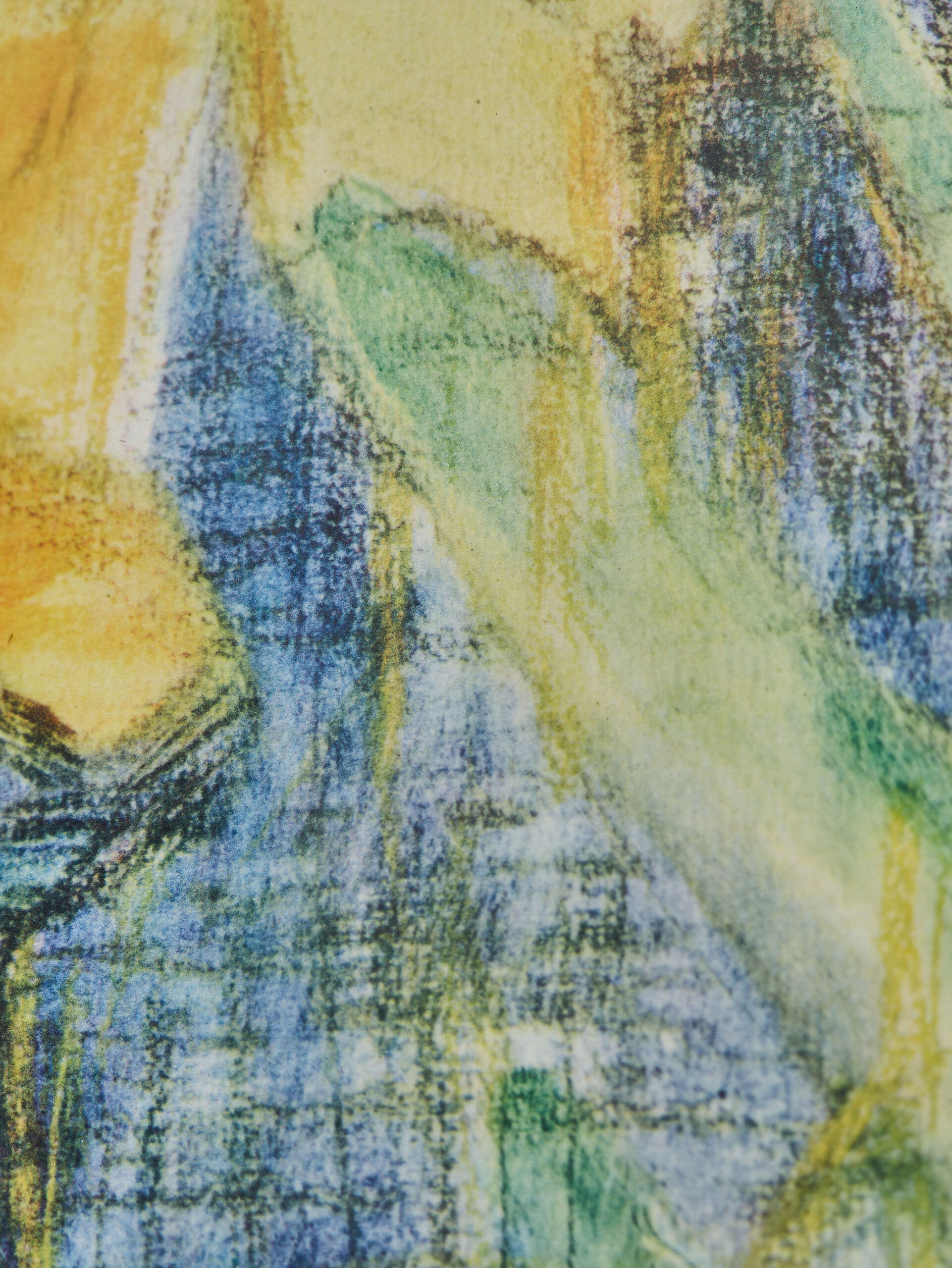 Ein zeitloses Gemälde mit dem Motiv gelber Narzissen in einem ovalen Rahmen – Bild 2