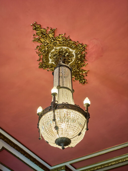 Large antique chandelier Ludvík XVI - Pear - Image 9