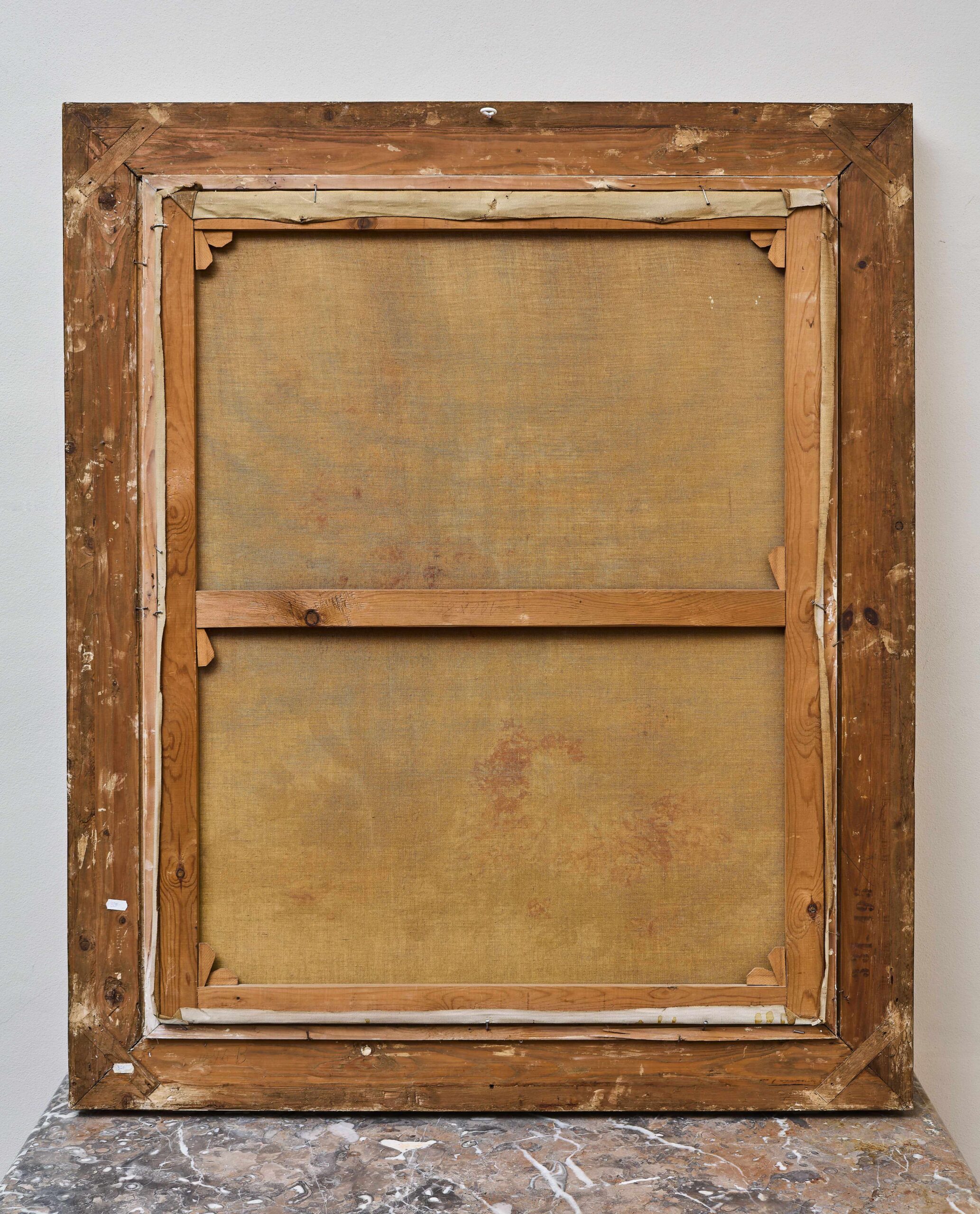 Großes Bild mit Blumenstillleben, unterzeichnet – Bild 4